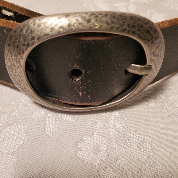 Vintage Fossil Brown leather Belt - Picture 3 of 7